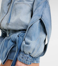 Blumarine Denim bomber jacket