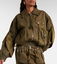 Blumarine Denim bomber jacket