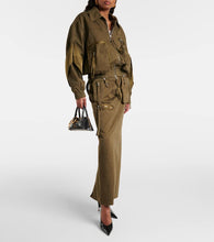 Blumarine Denim bomber jacket