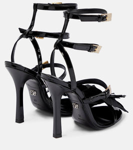 Blumarine Embellished patent leather sandals