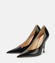Blumarine Godiva leather pumps