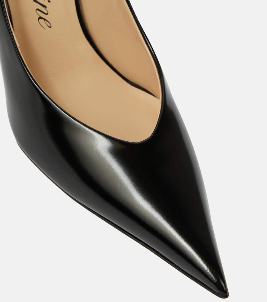 Blumarine Godiva leather pumps