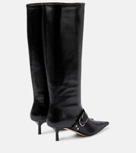 Blumarine Jeanne leather knee-high boots