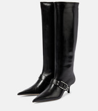 Blumarine Jeanne leather knee-high boots