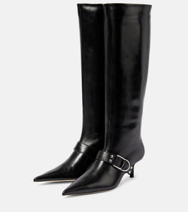 Blumarine Jeanne leather knee-high boots