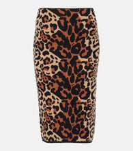 Blumarine Leo leopard-print jacquard pencil skirt - Blumarine Leo豹纹提花铅笔裙