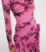 Blumarine Printed jersey minidress