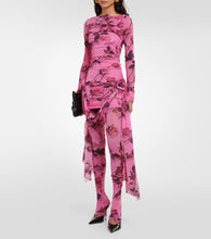 Blumarine Printed jersey minidress