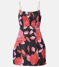 Blumarine Printed satin minidress