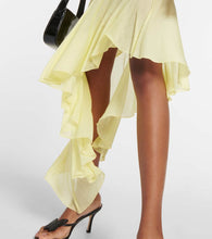 Blumarine Ruched corsage jersey midi dress
