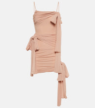 Blumarine Ruched jersey minidress. Blumarine 褶饰平纹针织迷你连衣裙