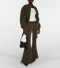 Blumarine Velvet bomber jacket