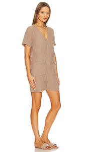 Bobi Big Baby Romper in Taupe