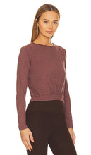 Bobi Long Sleeve Tee in Mauve