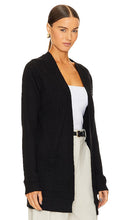 Bobi Pocket Cardigan in Black