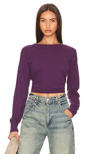 Bobi Tight Wrist Long Sleeve Top in Purple - Haut à manches longues avec poignets serrés Bobi en violet - Bobi 紫​​色紧身手腕长袖上衣 - Bobi Tight Wrist Langarm-Top in Lila - Bobi 타이트 손목 긴팔 탑 색상: 퍼플 - Top a maniche lunghe Bobi con polso stretto in viola