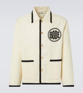 Bode Beaded wool jacket