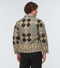 Bode Corduroy Nine Patch Quilt jacket