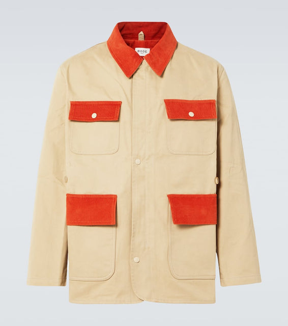 Bode Cotton twill and corduroy jacket