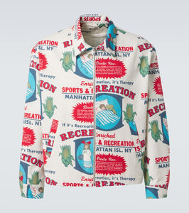 Bode Enrichment printed cotton jacket