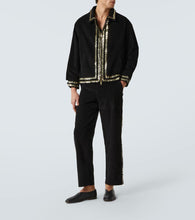 Bode Sequined cotton corduroy jacket