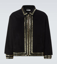 Bode Sequined cotton corduroy jacket