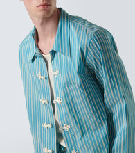 Bode Shore Stripe cotton-blend shirt