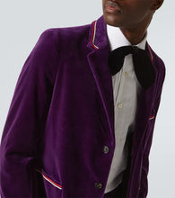 Bode Showcase cotton velvet suit jacket