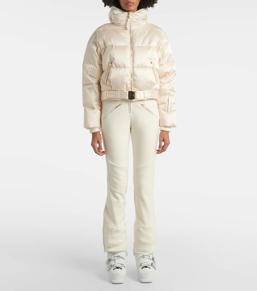 Bogner Aya ski suit and down jacket set