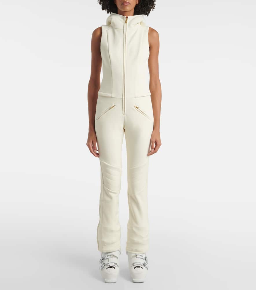 Bogner Aya ski suit and down jacket set