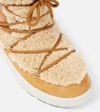Bogner Chamonix S 10 shearling-trimmed snow boots