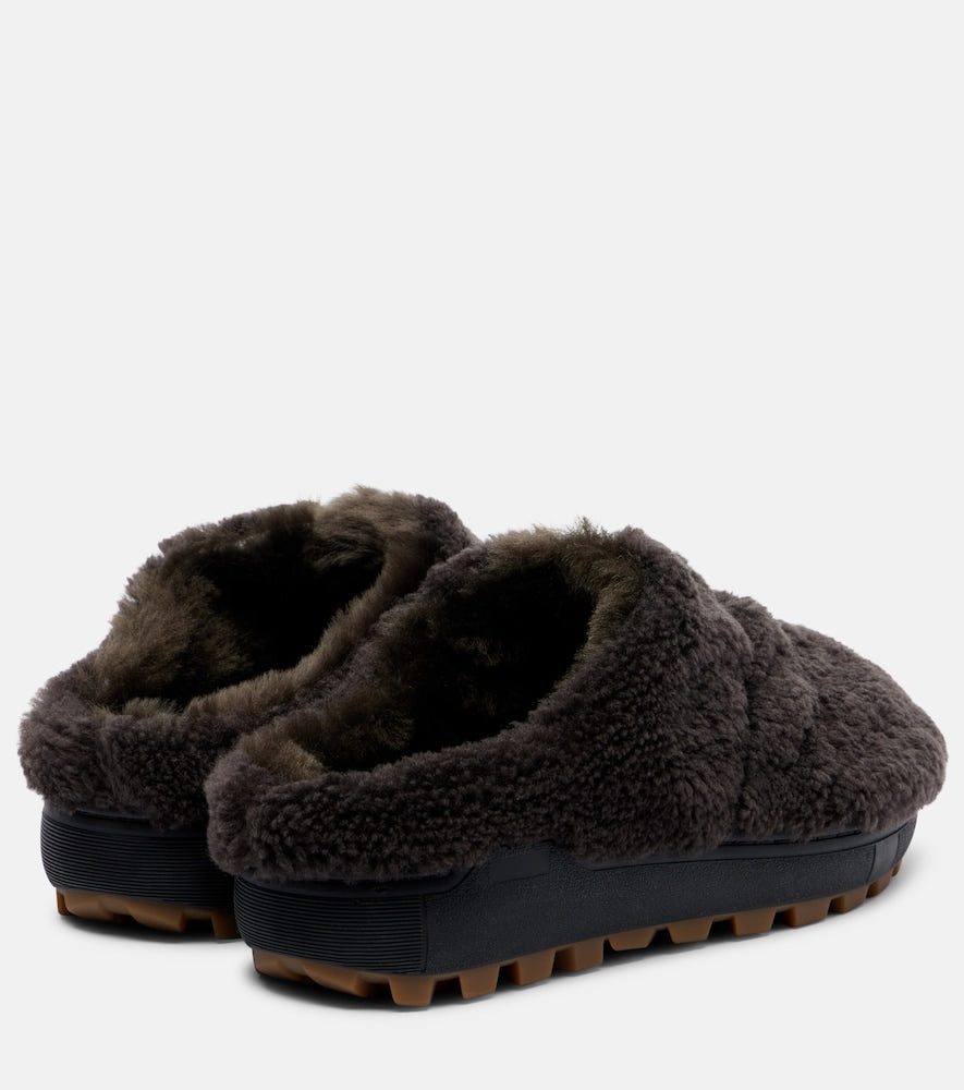 Bogner Chamonix shearling clogs