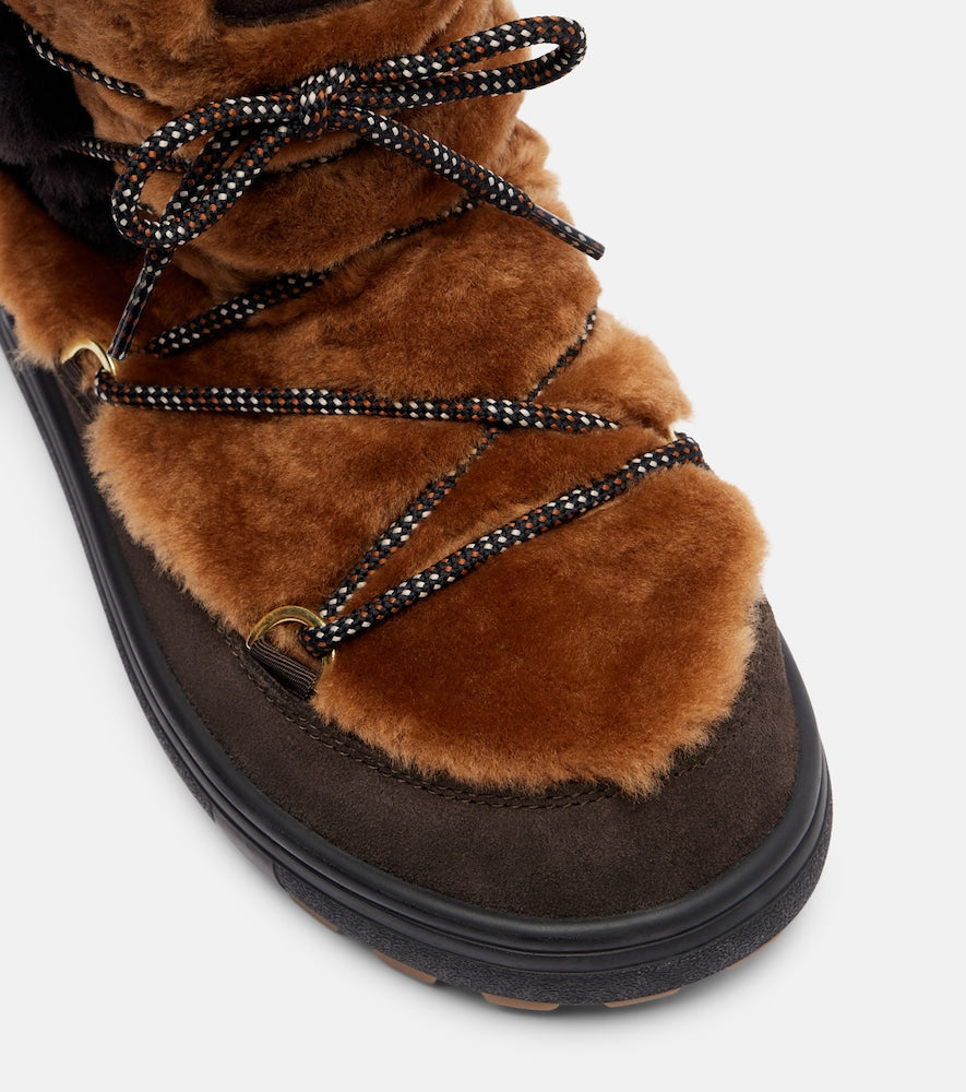 Bogner Chamonix suede snow boots