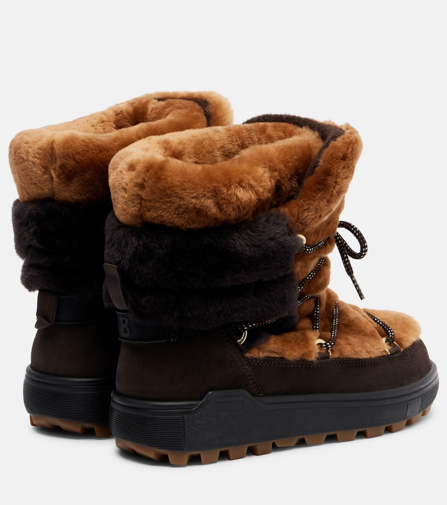 Bogner Chamonix suede snow boots
