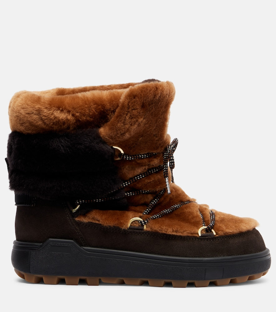 Bogner Chamonix suede snow boots