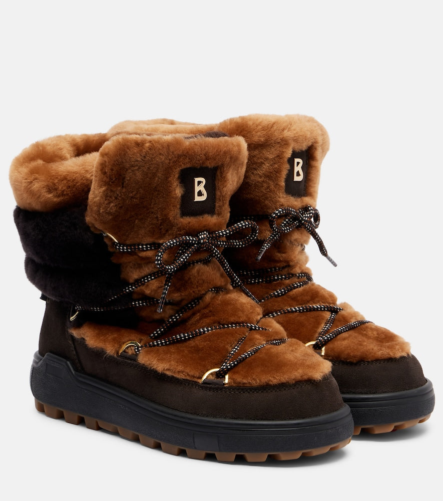 Bogner Chamonix suede snow boots