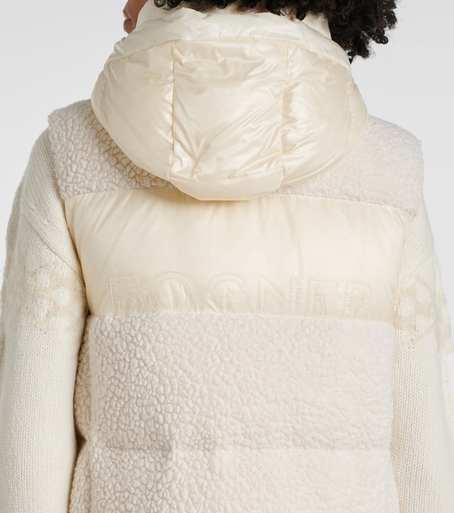Bogner Falka teddy wool-blend down vest