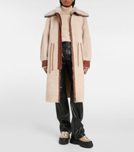 Bogner Gritt suede-trimmed shearling coat