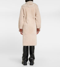 Bogner Gritt suede-trimmed shearling coat