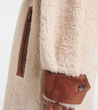 Bogner Gritt suede-trimmed shearling coat
