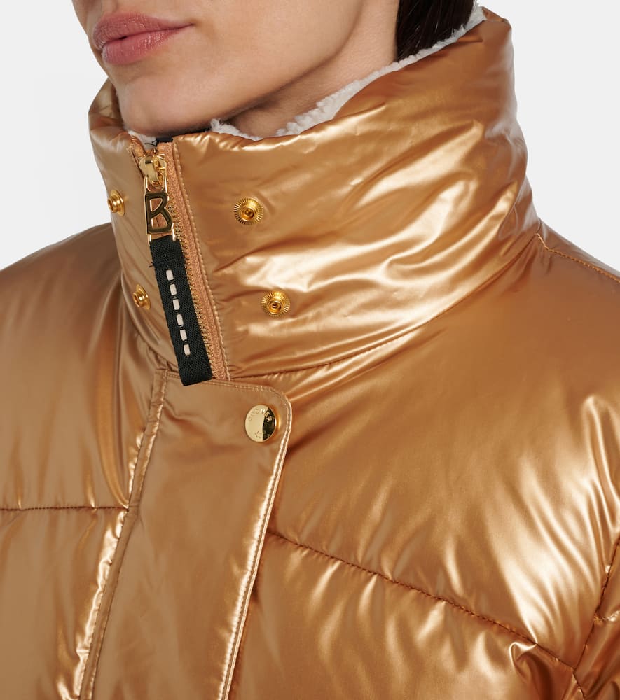 Bogner Hella metallic down ski jacket