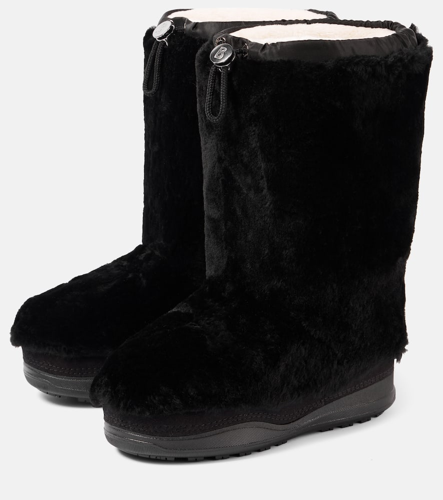 Bogner Les Arcs 9 shearling snow boots