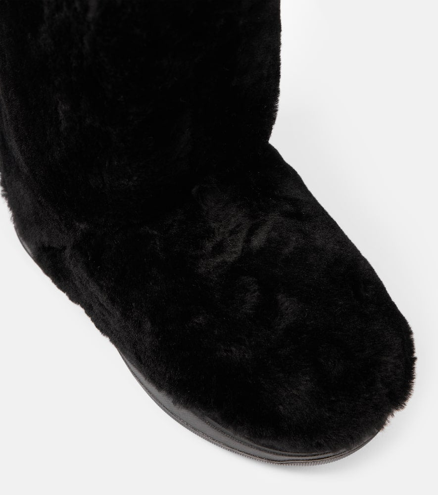 Bogner Les Arcs 9 shearling snow boots