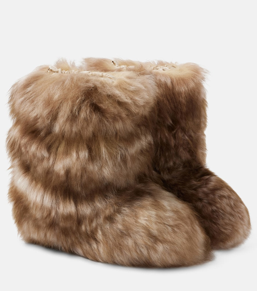 Bogner Les Arcs shearling snow boots