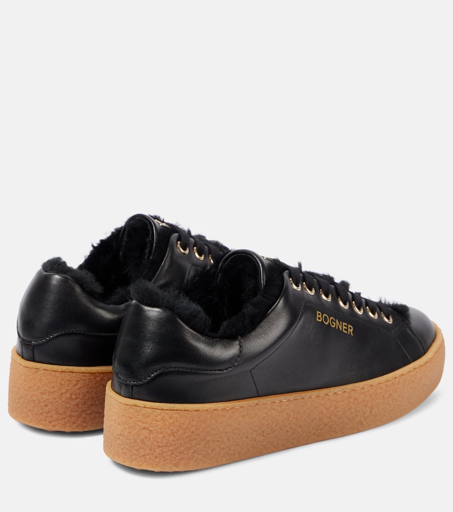 Bogner Lucerne shearling-lined leather sneakers