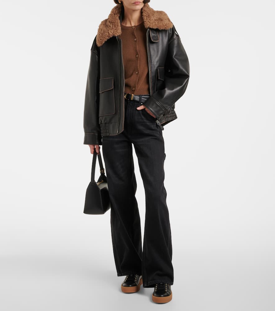 Bogner Lucerne shearling-lined leather sneakers