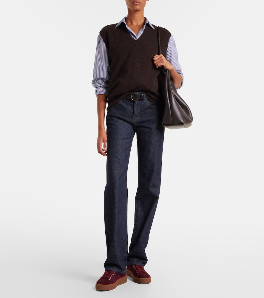 Bogner Lucerne shearling-lined suede sneakers