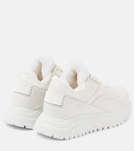 Bogner Malaga 18 shearling-trimmed leather sneakers