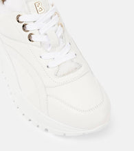 Bogner Malaga 18 shearling-trimmed leather sneakers