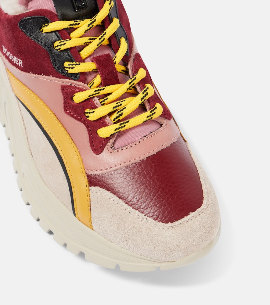 Bogner Malaga 21 shearling-lined suede sneakers